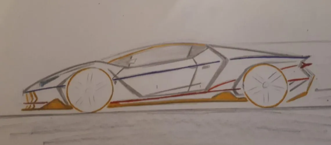 Lamborghini-Centenario-szkic